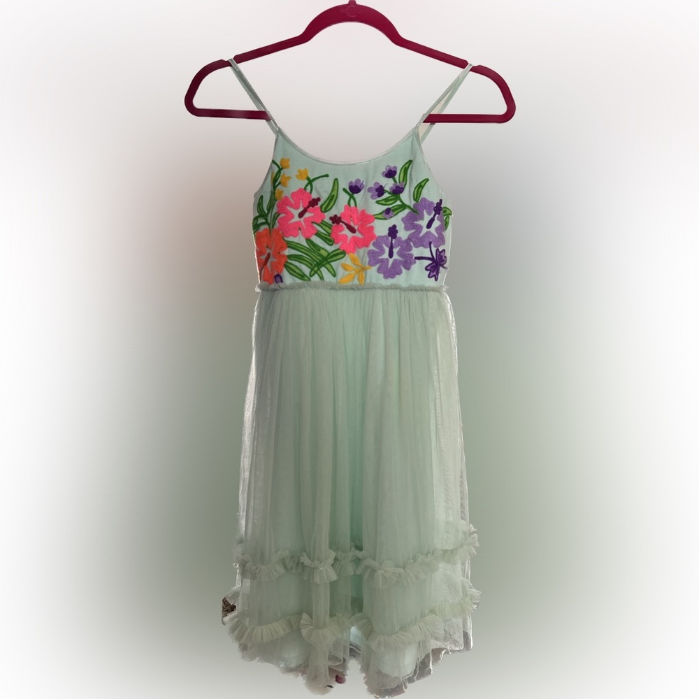 💐❤️ Masala kids little orchid dress in turquoise 💐❤️